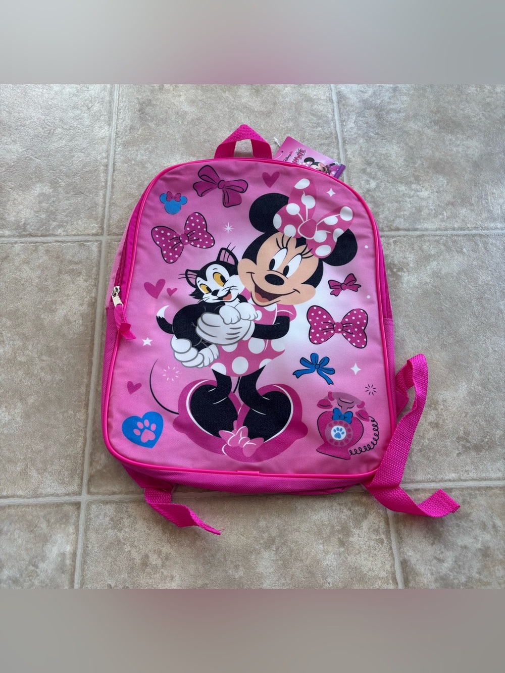 Disney Pink Minnie Mouse Kids Backpack